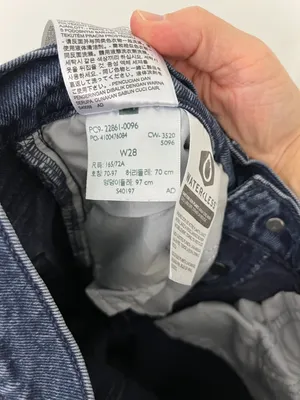 Levi's Size 28 Wedgie High Rise Ankle Jeans Dark Wash Raw Hem thumbnail 9