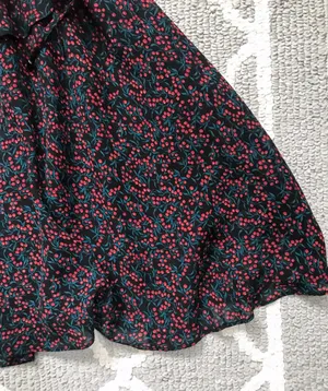 Revolve Holiday Print Ruffle Cinch Waist Mini Drszz thumbnail 10