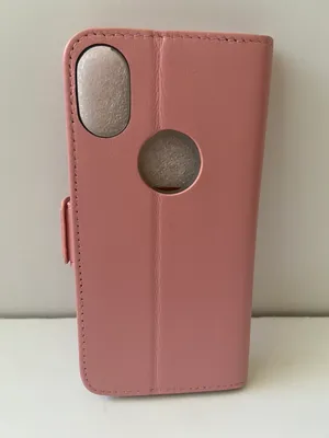 iPhone X Case Leather Wallet Flip Cover Pink thumbnail 2