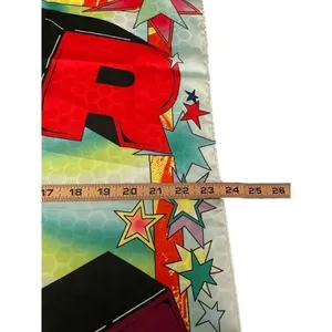 Garage Pride Parade Rainbow Silky Satin Scarf 24" thumbnail 5