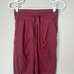 Lululemon Burgundy Maroon Dance Studio Jogger Pants Size 2 thumbnail 2