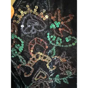 Free People Jill's Velvet Sequin Swing Mini Dress Whimsigoth M‎ Romantic Gothic thumbnail 11