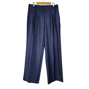Jones New York Suit Pants Wide Leg Professional Career Business Blue Size 6 thumbnail 3