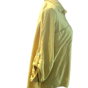 Unlisted Women’s blouse yellow size medium button up thumbnail 10