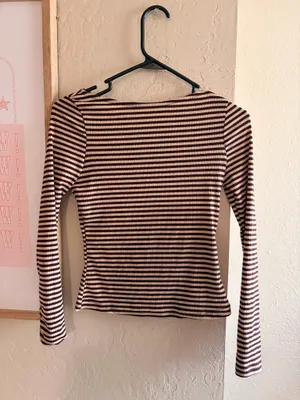 Striped long sleeve Brown Size XS thumbnail 2