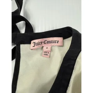 Juicy Couture Beach Print Dress Sleeveless Casual Sundress Black Trim‎ S thumbnail 7