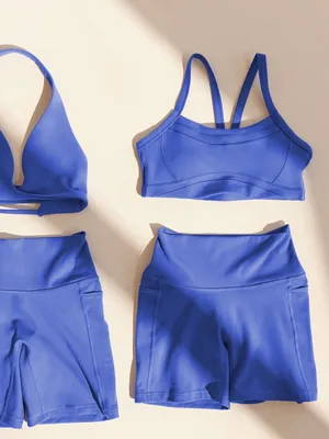 LSKD Abs Ignite Sports Bra Blue Size XS thumbnail 10