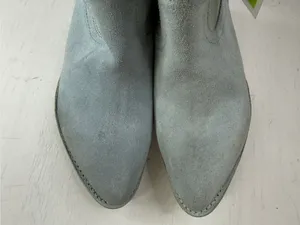 Frye Billy Short Baby Blue Suede Leather Western Boots Size 6 thumbnail 8