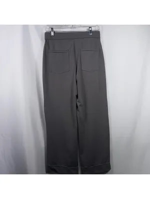 Halara Petite M Gray High Waist Wide Leg Pants thumbnail 6
