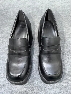 jf j.ferrar Women’s Black Leather Penny Loafers thumbnail 2