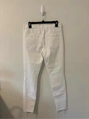 MOTHER The Pixie Ankle Fray‎ Size 29 White thumbnail 3