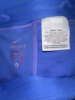 Nike Royal Blue Dri-FIT Athletic Skort thumbnail 3