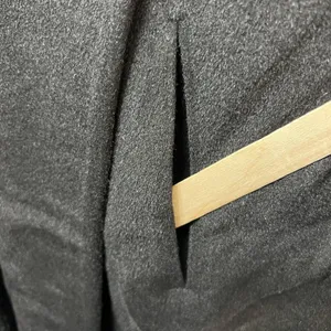 Vintage Rothmoor Coat Black Wool‎ 40s 50s Mid Century Union Made A Line Overcoat thumbnail 6