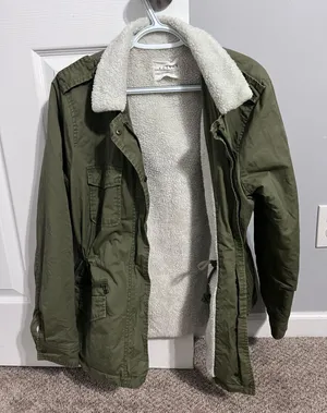 Army Green Winter Coat thumbnail 1