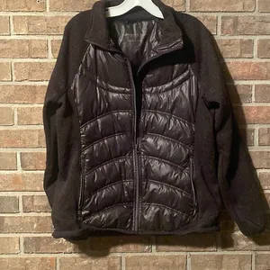 - Black puffer style London Fog jacket size lg thumbnail 1