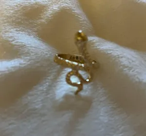 Snake gold ring thumbnail 2
