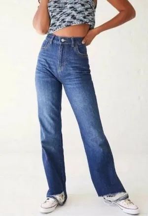 Free People Destroyed field Flare Jeans thumbnail 3