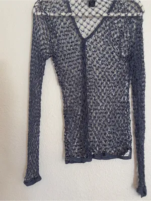 Vintage takeout knit cardigan sweater thumbnail 8