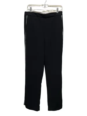 Maeve by Anthropologie Pull On Track Pants Black and White Size Medium NWT thumbnail 3