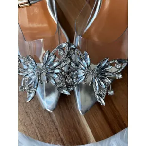 Butterfly Christal heels size 35 used size 4.5 women’s thumbnail 6