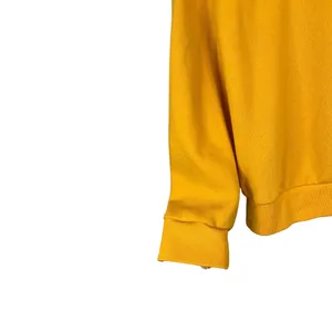 PINK Victoria's Secret Yellow Cowl Neck Graphic Sweatshirt - Size Medium thumbnail 3
