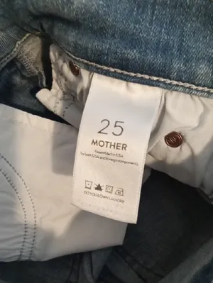 MOTHER High Waisted Looker &stunner Zip Ankle Step Fray Bundle Jeans Womens 25 thumbnail 6