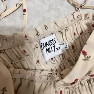 Princess Polly Cream Floral Mini Dress thumbnail 3