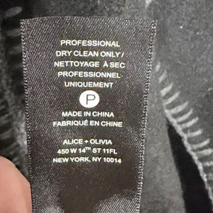 Alice + Olivia Black Long Open Front Wool Alpaca Blend Sweater Vest Size XS/S thumbnail 10