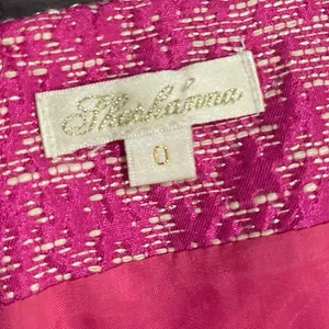 Shoshanna Cap Sleeve Tweed Shift Dress SZ 0 Cocktail Wear Work Parties Career thumbnail 3