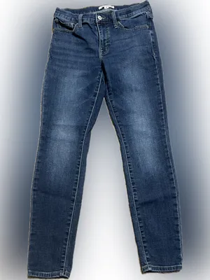 Lucky Brand Women's‎ Medium Blue Skinny Jeans thumbnail 1