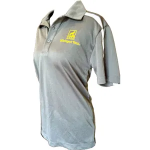 Port Authority Michigan Tech Huskies Women’s XS Performance Polo Shirt Gray VGC MTU thumbnail 16