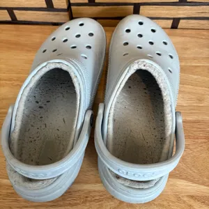 Crocs Light Blue Fur Lined Clogs W9/M7‎ thumbnail 5