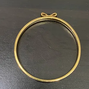 KATE SPADE Black Take A Bow Enamel Layering Stackable Bangle Bracelet thumbnail 11