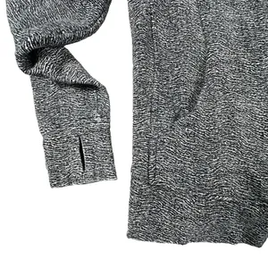 Lululemon Scuba Hoodie Splatter White Black Full Zip Sweatshirt Womens Sz. 8 thumbnail 3