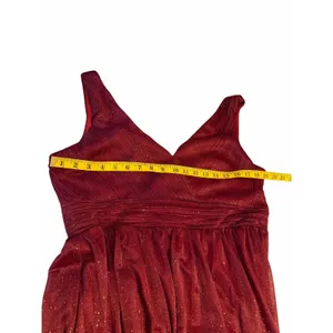 Ever Pretty Red Sparkly Gown thumbnail 6