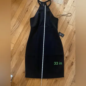 New NWT Express XS black cocktail semi formal dress thumbnail 7