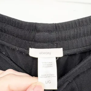 Eberjey Womens Gisele Tencel Modal Everyday Straight Leg‎ Lounge Pants Black L thumbnail 5