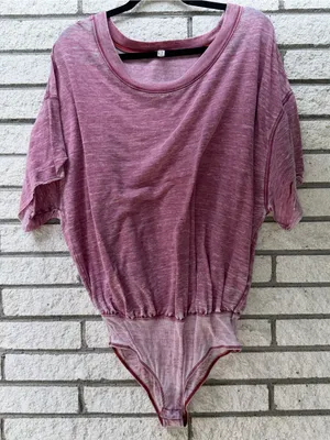 Desigual Washed Rose Short Sleeve Bodysuit thumbnail 1