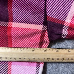 Joyspun XL Pink Red Plaid Pajama‎ Set Sleepwear Loungewear Long Sleeve Soft thumbnail 3