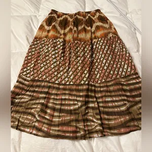 Chaudry Boho Cotton Skirt - NWT - Size S Patterned Women's Skirt thumbnail 3