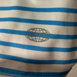 Reel Legends Women's Size S Keep-it-cool Blue White Striped Moisture Wicking Tee thumbnail 3
