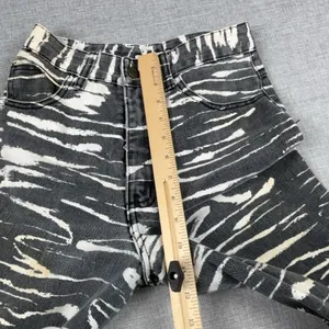 Vintage Guess By Georges Marciano Jeans Womens 28 Gray Zebra Skinny Ankle Zip thumbnail 8