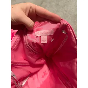 VTG Lilly Pulitzer Strapless‎ Tube Corset Lined Silk Dress Pink Floral Sz 0 thumbnail 7
