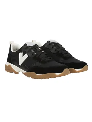 Vionic Walk Glide Sneaker Suede Trim Black Cushioned Size 9 thumbnail 2