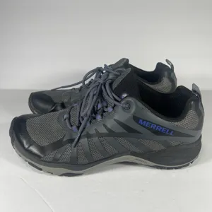 Merrell Women's Hiking Shoes Gray/Black/Blue US 10.5 Medium J41316 thumbnail 2