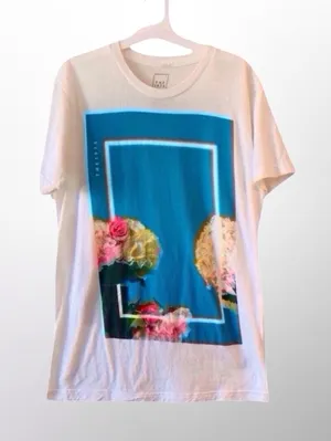 The 1975 2016 North American Tour Floral Tee — M — Indie Sleaze thumbnail 1