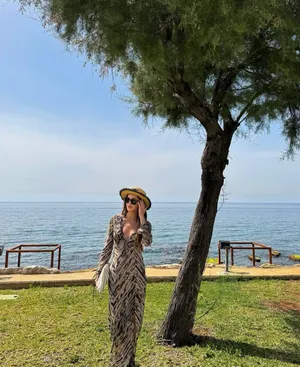 Zara animal Print Dress maxi bohemian hippie summer thumbnail 10