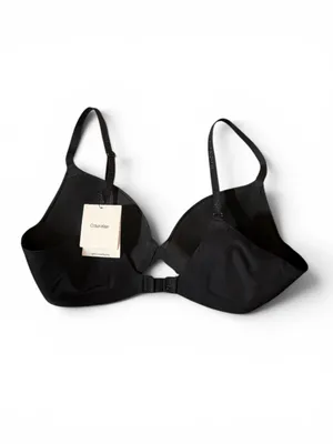 Calvin Klein Women’s Black Lightly Lined T-Shirt Bra 34A thumbnail 2