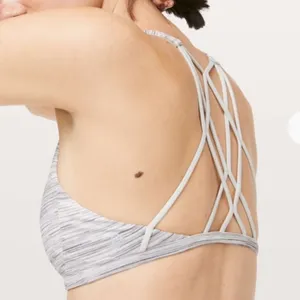 Lululemon Free To Be Zen Bra - Heathered Gray thumbnail 2