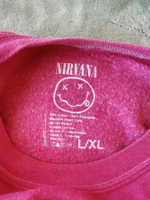 Nirvana Urban Outfitters Sweatshirt Pink thumbnail 4